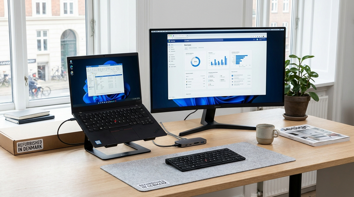 Sådan forbinder du din Lenovo til dock og ekstern skærm