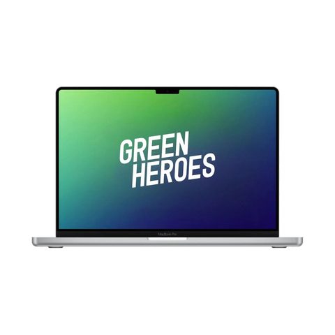 MacBook Pro 2021 — Meget flot stand — Green Heroes