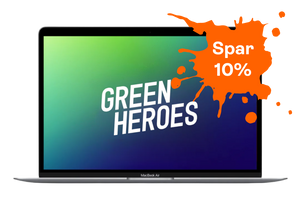 MacBook Air 13" 2020 (A2337) | M1 | 8GB | 256GB | Space Gray | Meget god