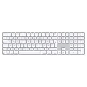 Apple Magic Keyboard med Touch ID og numerisk tastatur (DK/hvid) - Refurbished