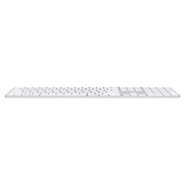 Apple Magic Keyboard med Touch ID og numerisk tastatur (DK/hvid) - Refurbished