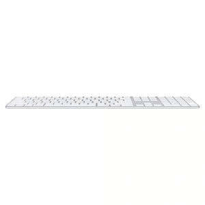 Apple Magic Keyboard med Touch ID og numerisk tastatur (DK/hvid) - Refurbished