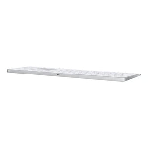 Apple Magic Keyboard med Touch ID og numerisk tastatur (DK/hvid) - Refurbished