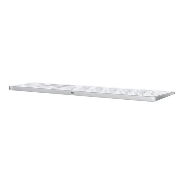 Apple Magic Keyboard med Touch ID og numerisk tastatur (DK/hvid) - Refurbished