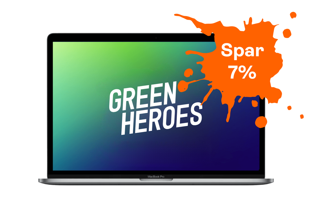 MacBook Pro 13" 2020 (A2338) | M1 | 16GB | 256GB | Space Gray | Meget god