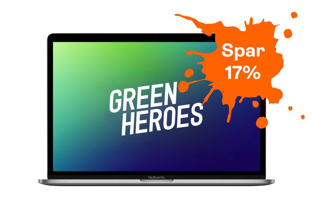 MacBook Pro 13" 2020 (A2338) | M1 | 8GB | 256GB | Space Gray | Meget god