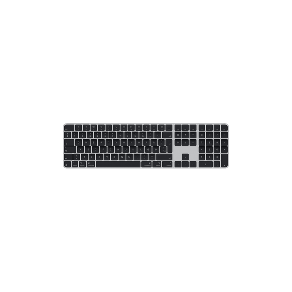 Apple Magic Keyboard med Touch ID og numerisk tastatur (DK/sort) - Refurbished