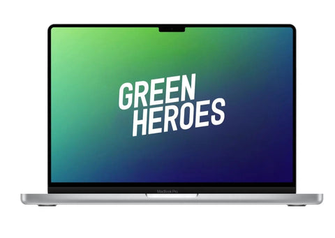 MacBook Pro 2021 — Meget flot stand — Green Heroes