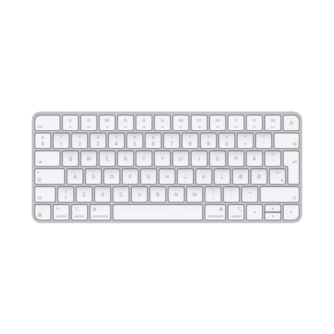 Magic Keyboard 2 (kort / DK / hvid) Refurbished — Meget flot stand — Green Heroes