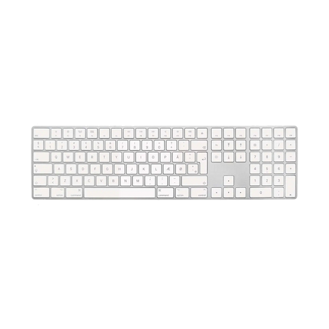 Magic Keyboard 2 (lang / DK / hvid) Refurbished — Meget flot stand — Green Heroes