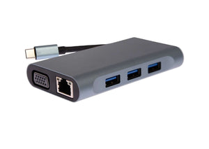 Dockingstation USB-C 8-i-1