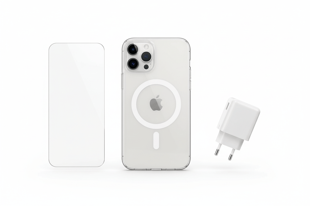 iPhone 16 Bundle - Klart MagSafe Cover