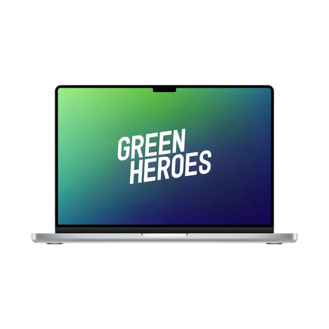 MacBook Pro 2023 — Meget flot stand — Green Heroes