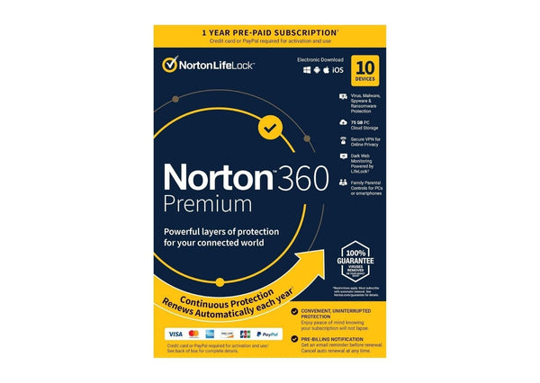 Norton 360 Premium (Windows / Mac)