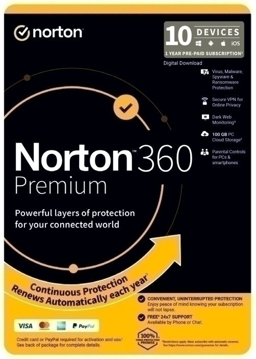 Norton 360 Premium (Windows / Mac)