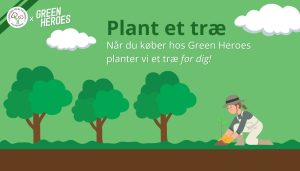 Plant et træ Green Heroes og Growing Trees
